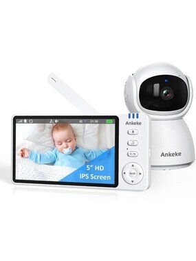 No WiFi Baby Monitor with Camera and Audio - 100H Battery